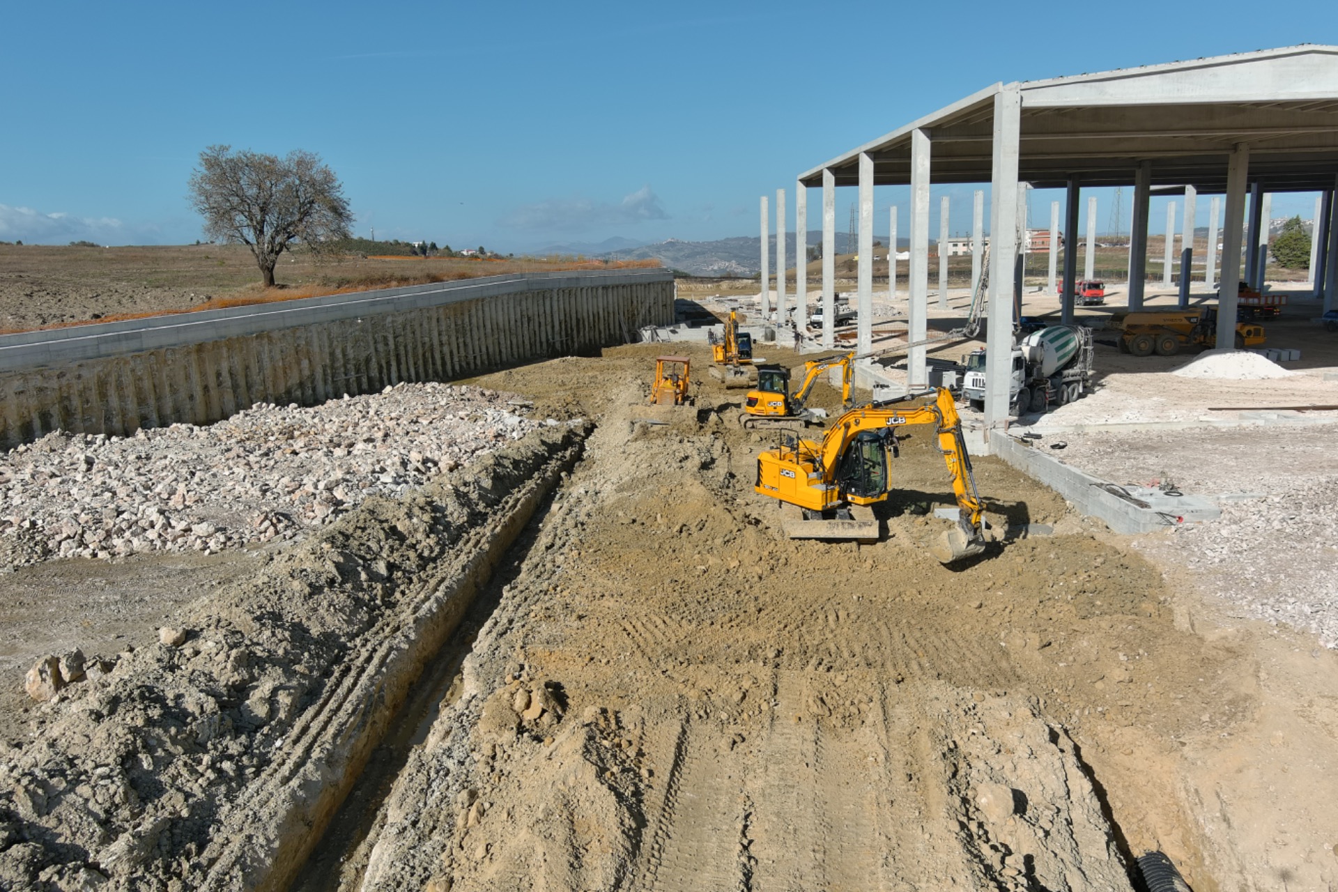 Riempimento fondazioni